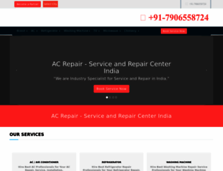 serviceandrepaircenterindia.in screenshot