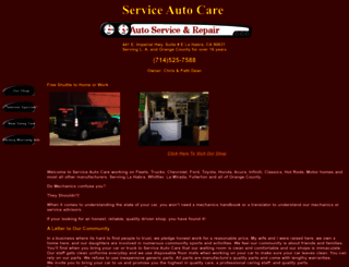 serviceautocare.com screenshot