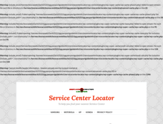 servicecenterlocator.site screenshot