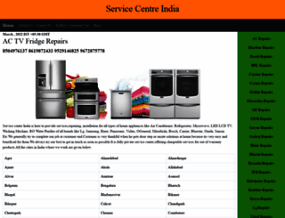 servicecentreindia.com screenshot