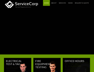servicecorptestandtag.com.au screenshot