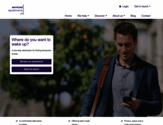 servicedapartments.nl screenshot