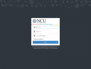servicedesk.ncu.edu screenshot