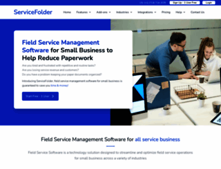 servicefolder.com screenshot
