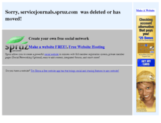 servicejournals.spruz.com screenshot