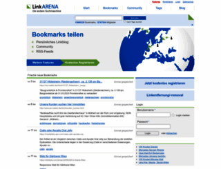 servicelinr.linkarena.com screenshot