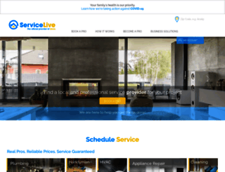 servicelive.com screenshot
