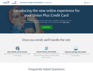 servicemail.unionpluscard.com screenshot