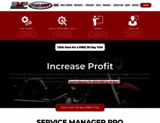 servicemanagerpro.com screenshot