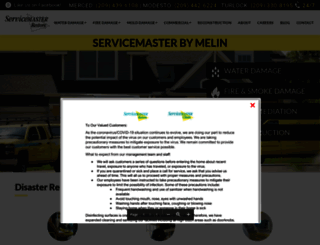 servicemasterbymelin.com screenshot