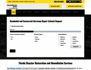 servicemasterrestorations.com screenshot