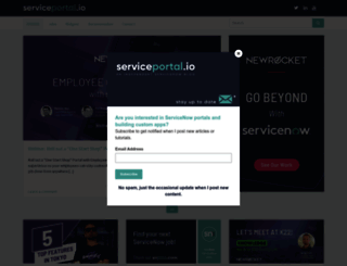 serviceportal.io screenshot