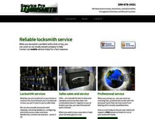serviceprolocksmith.com screenshot