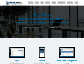 serviceproz.net screenshot
