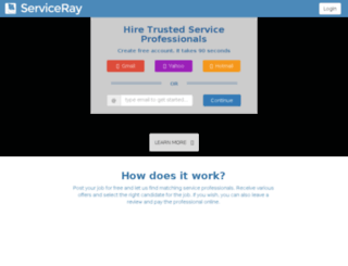 serviceray.com screenshot