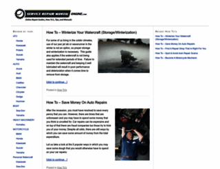 servicerepairmanualonline.com screenshot