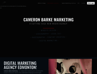 services.cameronbarke.com screenshot