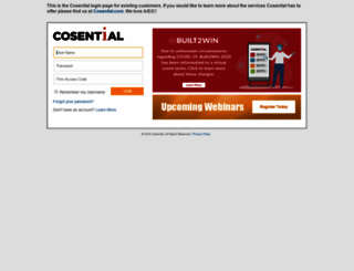 services.cosential.com screenshot