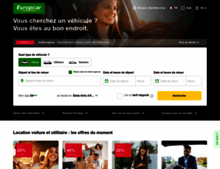 services.europcar.fr screenshot