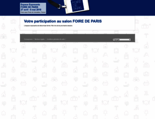 services.foiredeparis.fr screenshot