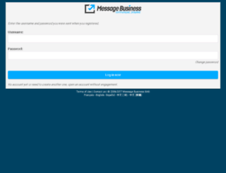 services.message-business.com screenshot