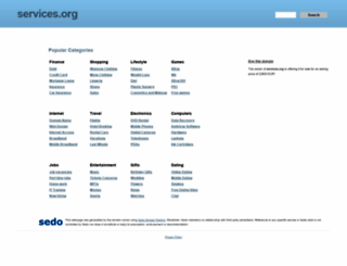 services.org screenshot