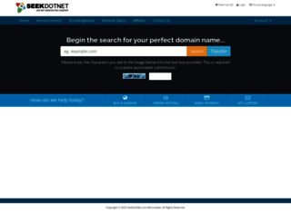 services.seekdotnet.com screenshot