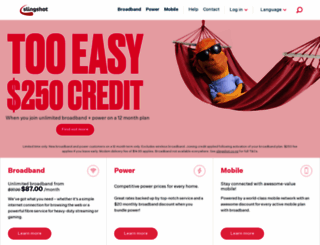 services.slingshot.co.nz screenshot