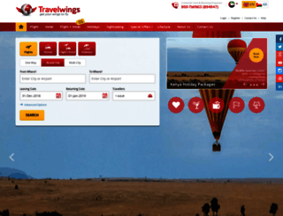 services.travelwings.com screenshot