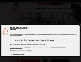 servicescolairesesco.com screenshot
