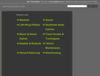 servicesdeluxe.com screenshot