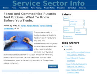 servicesectorinfo.com screenshot