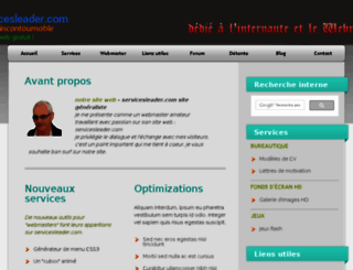 servicesleader.com screenshot