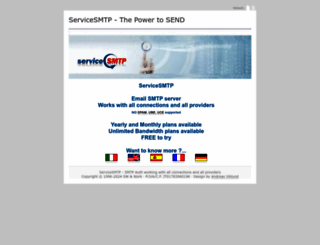 servicesmtp.it screenshot