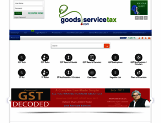 servicetaxonline.com screenshot