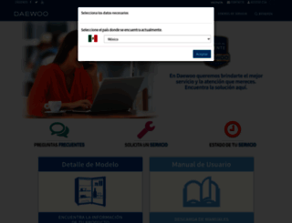 serviciosdaewoo.com.mx screenshot