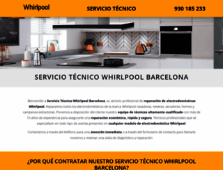 serviciotecnico-whirlpoolbarcelona.es screenshot