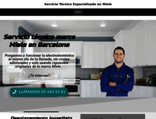 serviciotecnicomiele.com screenshot