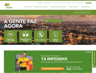 servicos.celpe.com.br screenshot