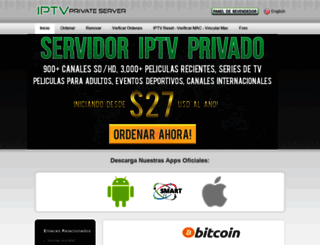 servidoriptvprivado.is screenshot