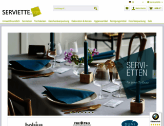 serviette.com screenshot