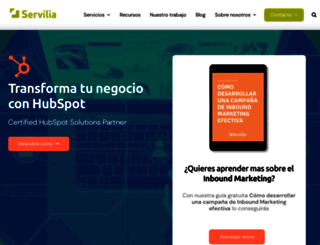 servilia.com screenshot