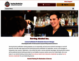 servingalcohol.com screenshot