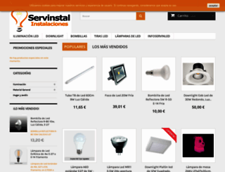 servinled.com screenshot