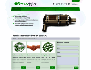 servis-dpf.cz screenshot