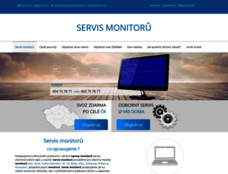 servis-monitoru.cz screenshot