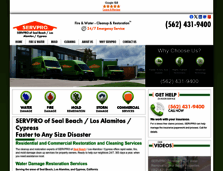 servprosealbeachlosalamitoscypress.com screenshot