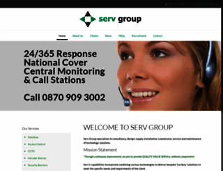 servsec.com screenshot