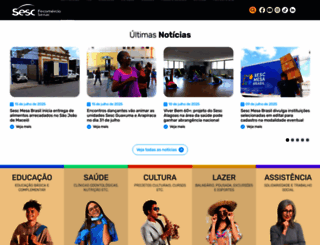 sescalagoas.com.br screenshot