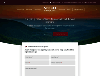 sescogroupinsurance.com screenshot